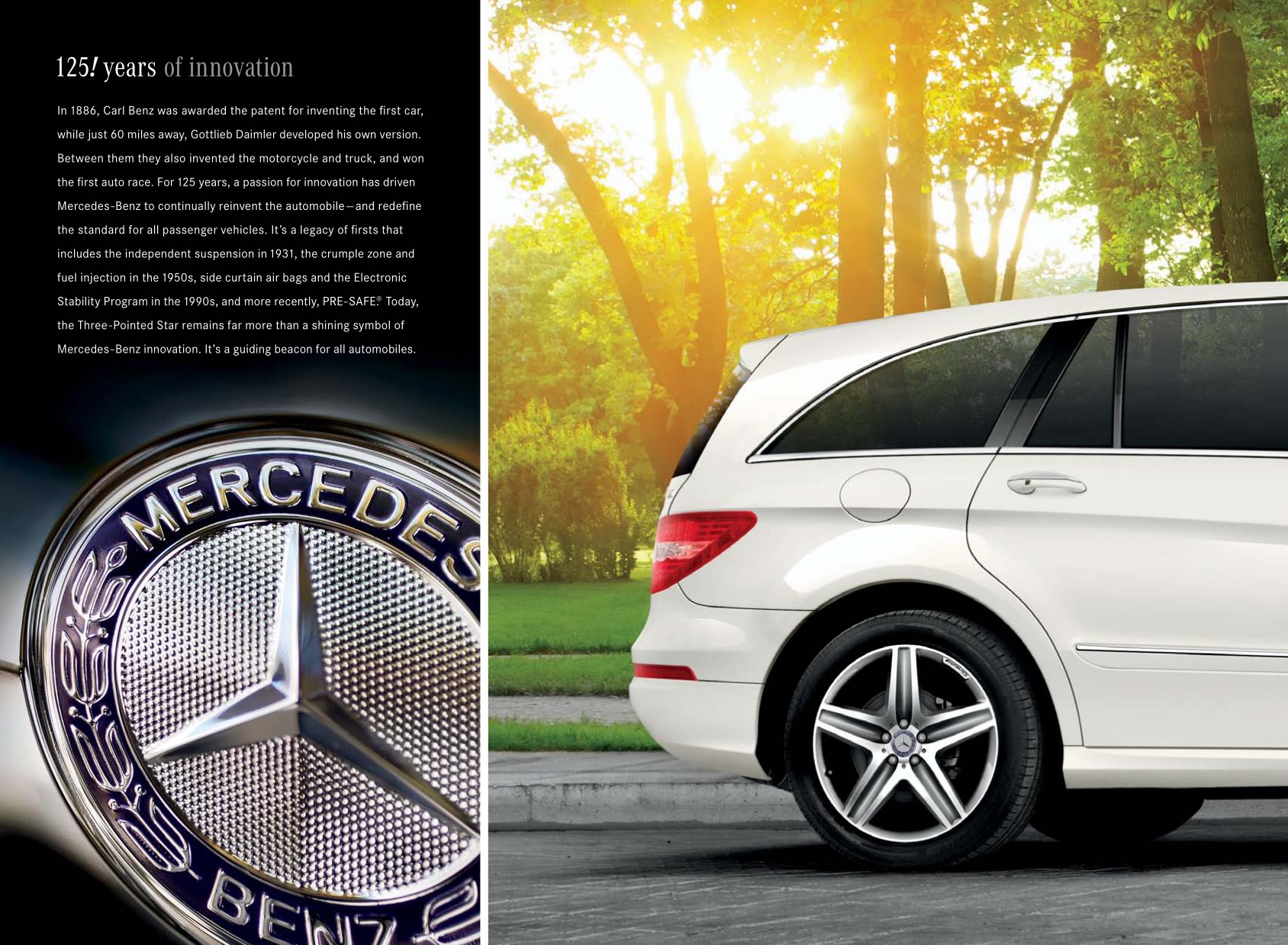 2012 Mercedes-Benz R-Class Brochure Page 5